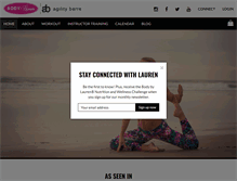 Tablet Screenshot of bodybylauren.com